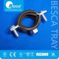 Besca High Quality Industrial Pipe Clamps With Rubber